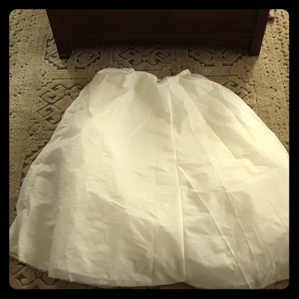 A line petticoat